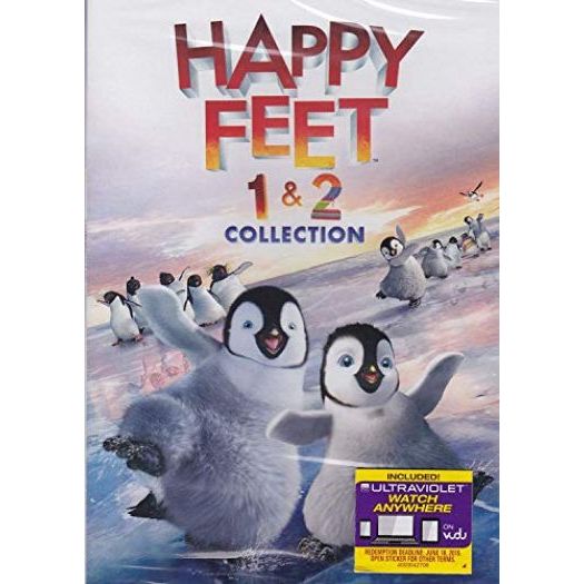 DVD Children's Movies 4 Pack Fun Gift Bundle: Adventures in Zambezia, Happy Feet 1 & 2, The Lego Movie, Monkey Up - Image 4