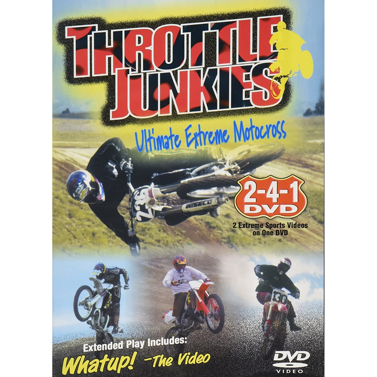 Auto, Truck & Cycle Extreme Stunts & Crashes 4 Pack Fun Gift DVD Bundle: The Worlds Most Insane Motorcycle Crashes: Get Off / Road Racing Crash And Trash / Bonzai Blackwater Throttle Junkies Eatin Sand! Truck Jam: All Tricked Out - Image 4