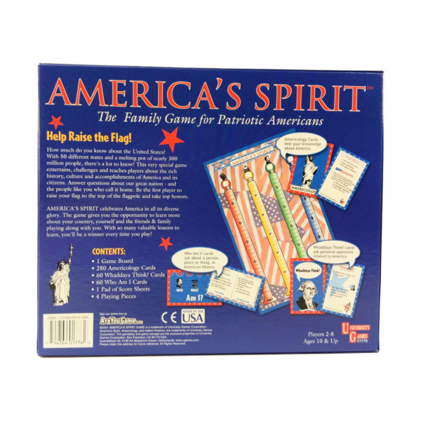 University Games America's Spirit - The Game for Patriotic Americans Ages 10+ - Image 4