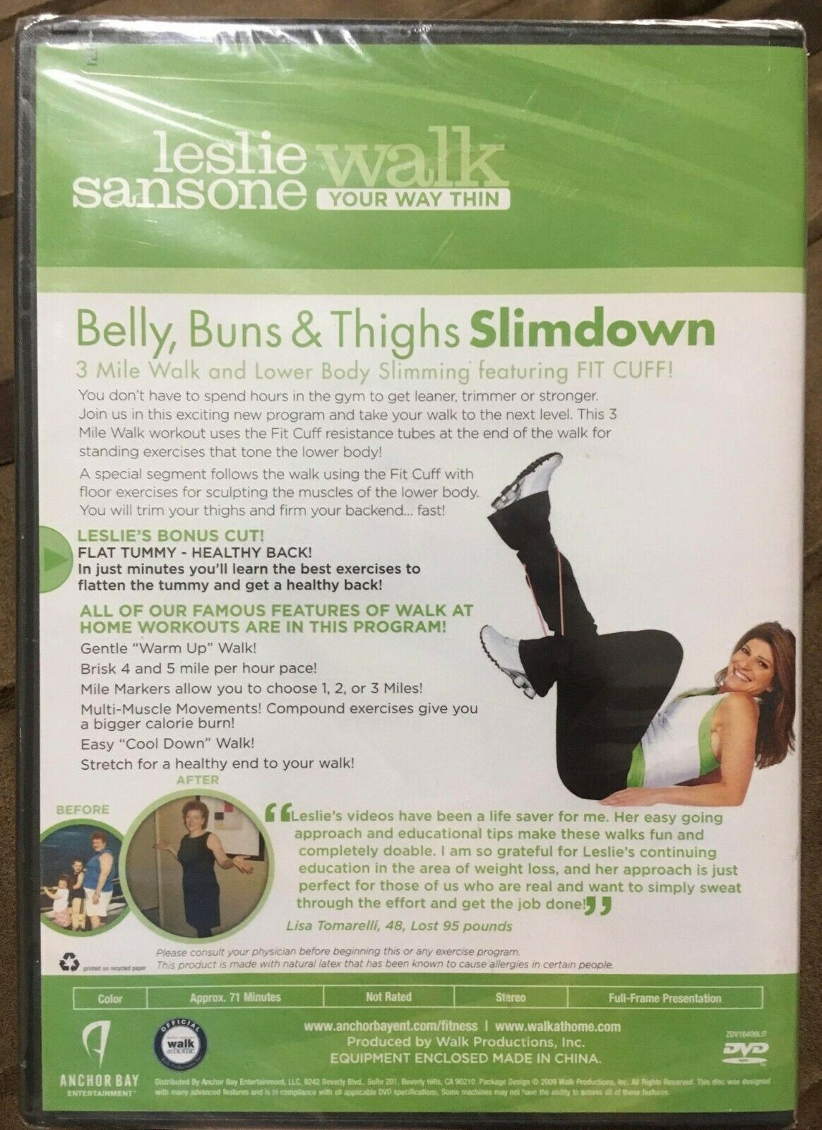 Lesie Sansone Walk Your Way Thin (DVD) - Image 3