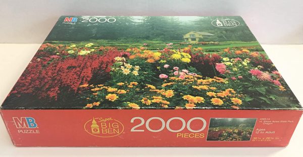 Super Big Ben Shore Acres State Park Oregon 2000 piece puzzle by Milton Bradley by Milton Bradley - Image 4