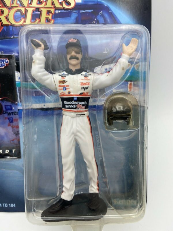1998 Starting Lineup Winners Circle Dale Earnhardt Sr NASCAR Driver Action Figure Series 1 w/ Accessories + Collector Card - Image 3