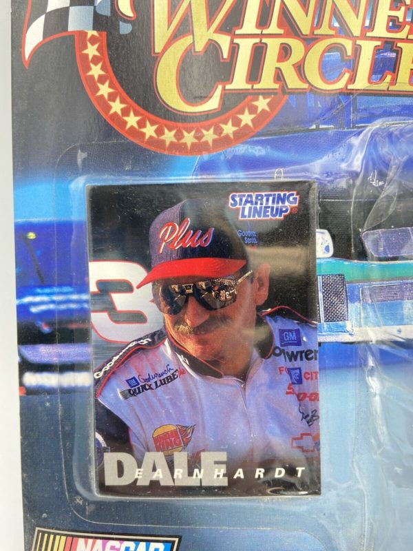 1998 Starting Lineup Winners Circle Dale Earnhardt Sr NASCAR Driver Action Figure Series 1 w/ Accessories + Collector Card - Image 4