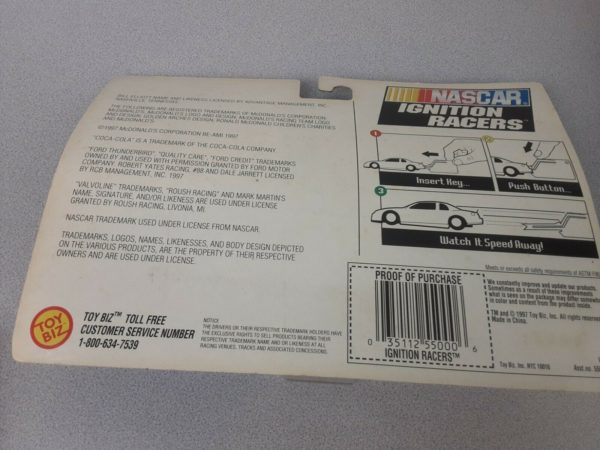 1997 Toy Biz NASCAR #94 Bill Elliott Ignition Racers 1:64 - Image 7