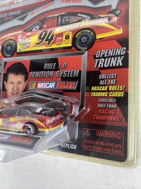 1999 Racing Champions Nascar Rules 1:64 Die Cast NASCAR #94 Bill Elliott - Image 5