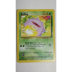 Excellent Koffing 51/102 Base Set Unlimited Pokemon Card