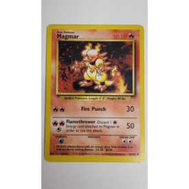 Near Mint Magmar 36/102 Base Set Unlimited Pokemon Card