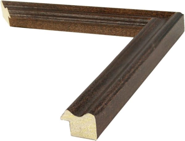 Frame USA Dark Walnut Wood Frame 8 x 10 Mat Holds 5 x 7 Image Made In USA - Image 4