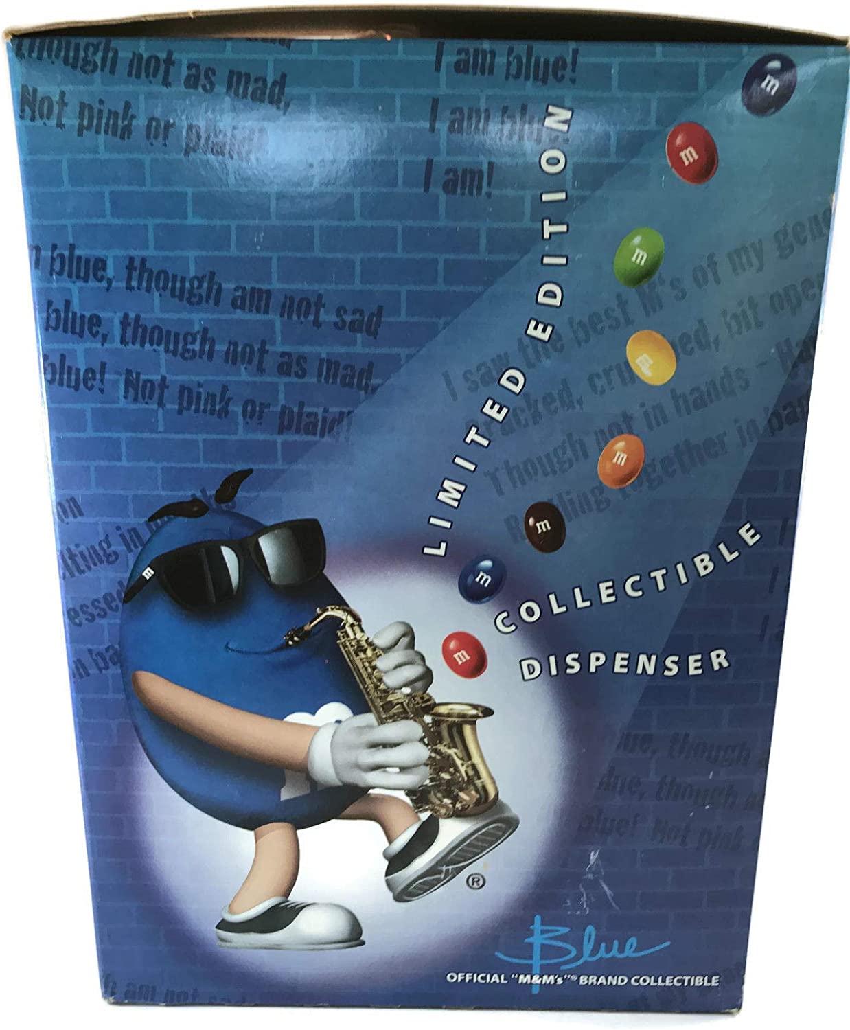 M&M's Candy Dispenser Blues Café Limited Edition Collectible - Image 3