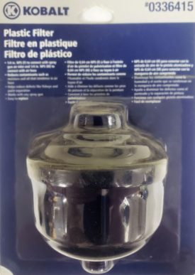 Kobalt Plastic Air Filter For Paint Spray Gun #0336415