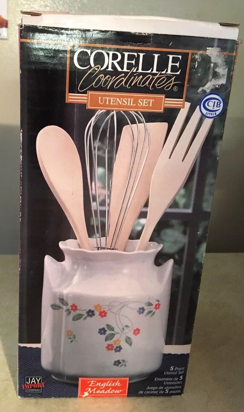 Corelle Coordinates 5 Piece Utensil Set English Meadow 13C03 Nokomis
