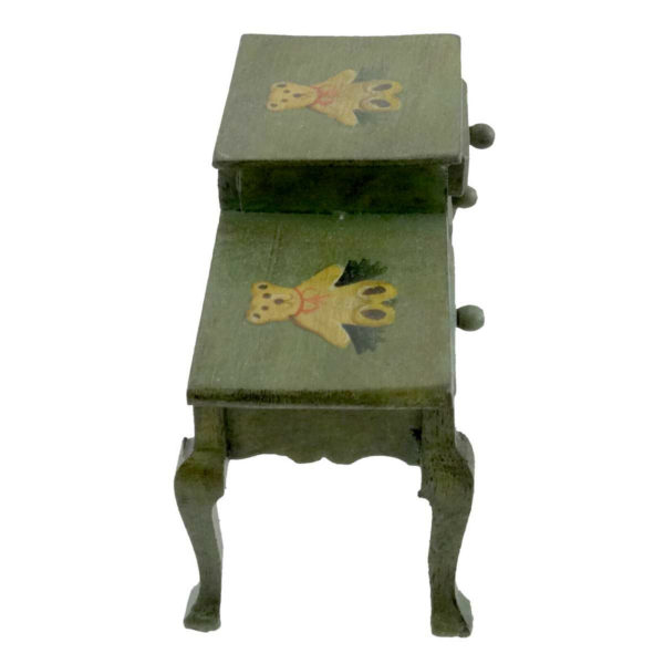 Russ Bears From The Past Antique Miniatures STEP DOWN TABLE Wood Miniature Doll Furniture 17167 - Image 3