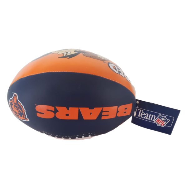 Fred Flintstone Team NFL Chicago Bears Softee Plush Football 7-Inch Ages 4+ - Image 3