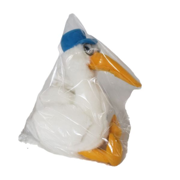 Vintage 1993 Suave Baby Care Stork Bird Plush 12" - Image 3