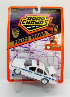 1995 Road Champs Police Series 1:43 Diecast - O.P.P. Ontario Provincial Police Car