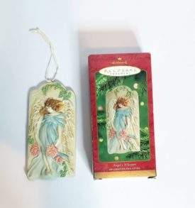Hallmark Keepsake Porcelain Ornament Angel's Whisper 2001