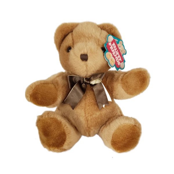 1997 Fluffy Friends Tan Sitting Teddy Bear 11" - Image 3