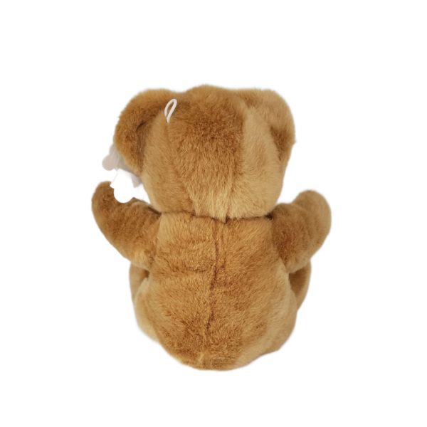 1997 Fluffy Friends Tan Sitting Teddy Bear 11" - Image 4