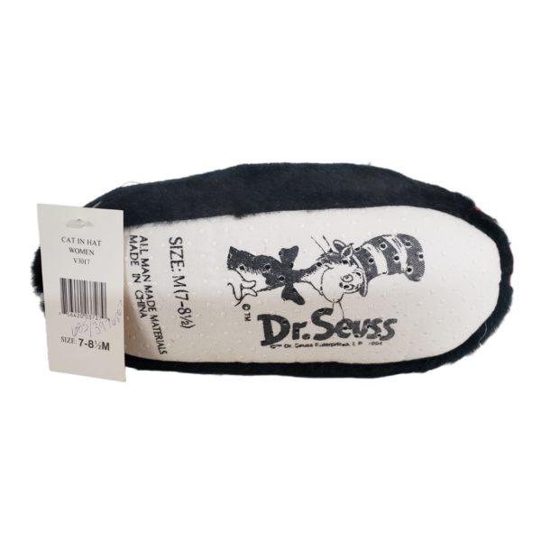 1994 Dr. Seuss The Cat In The Hat Women's Slippers Size 7-8 1/2 Medium - Image 3
