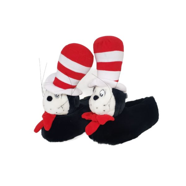 1994 Dr. Seuss The Cat In The Hat Women's Slippers Size 7-8 1/2 Medium - Image 4