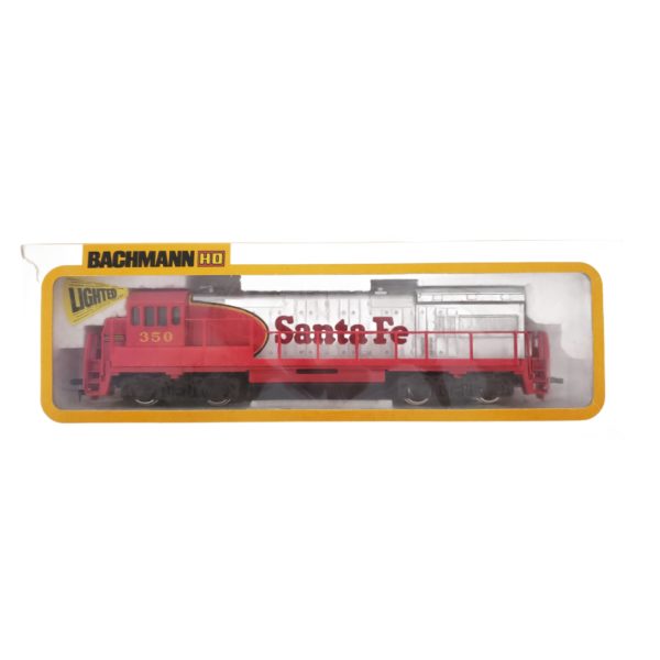 Vintage Bachmann HO Scale Chrome GE U36B Diesel Santa Fe Electric Train No. 0633 - Image 4