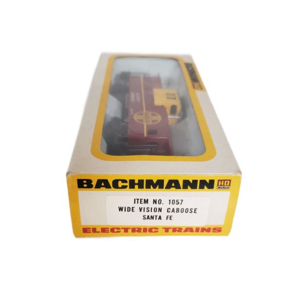 Vintage Bachmann HO Scale Santa Fe ATSF 999628 Wide Vision Caboose Item #1057 - Image 3