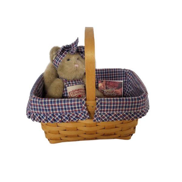 Boyds Longaberger Cat "Star Steadsbeary" 10" Limited Edition w/ Longaberger Basket #94645LB Rare - Image 4