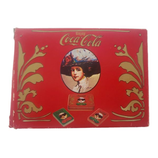 Coca-Cola Vintage Cola Girl Nostalgia Playing Cards 2 Decks In Tin - Image 3