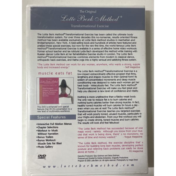 Lotte Berk Method For Beginners - Muscle Eats Fat (DVD) - Image 3