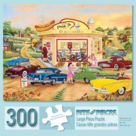 Bits and Pieces "The Drive In" 300 Large Piece Jigsaw Puzzle