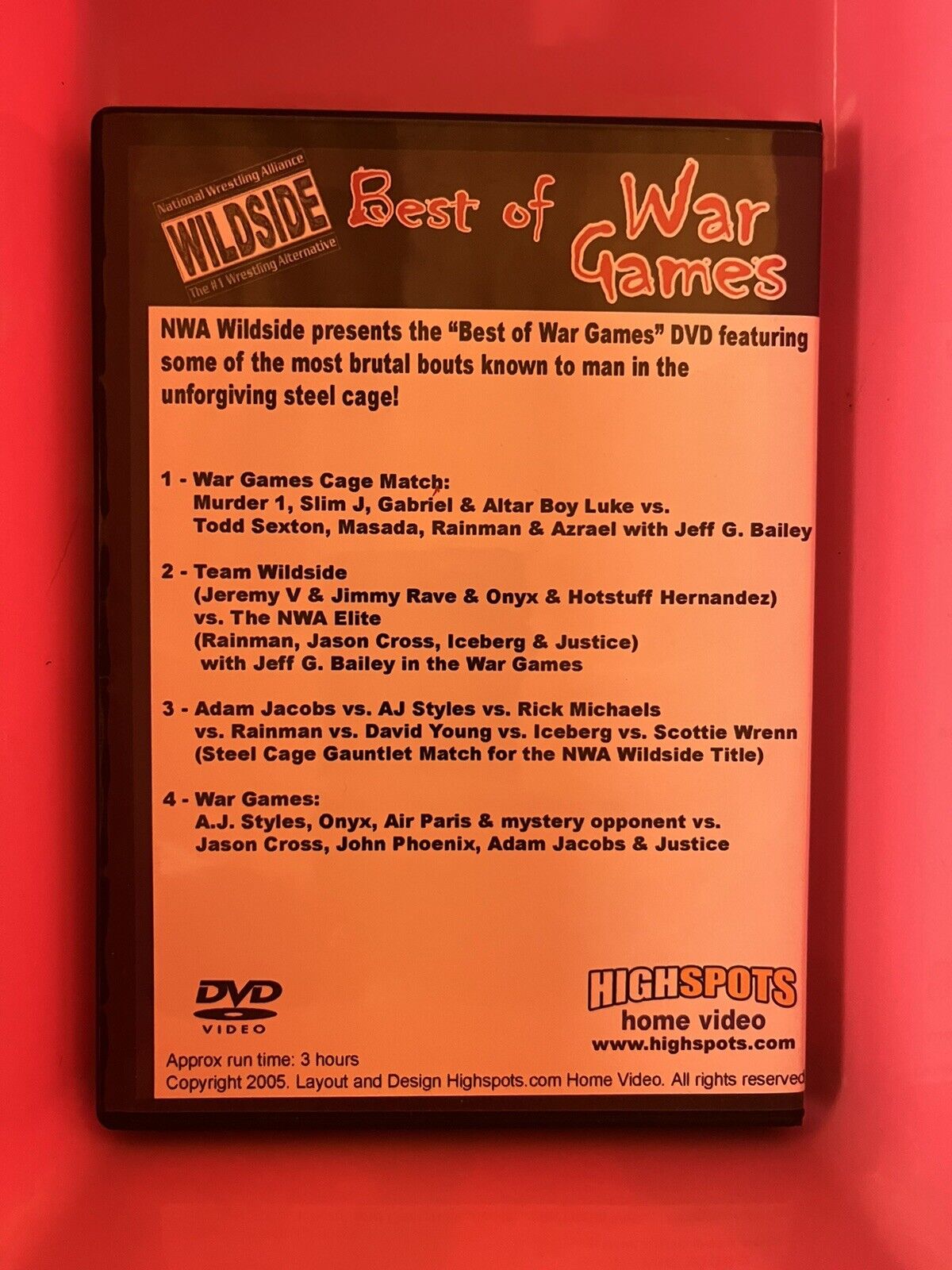 National Wrestling Alliance Best of War Games (DVD) Nokomis