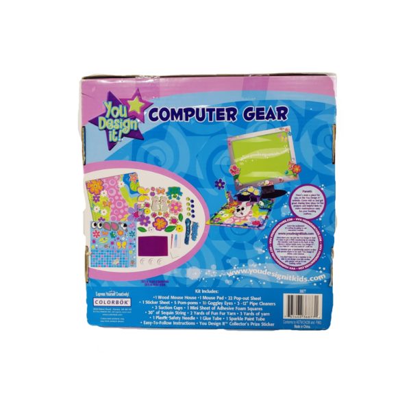 You Design It! Computer Gear - Mouse House Mouse Pad Craft Kit Ages 6+ - Image 4