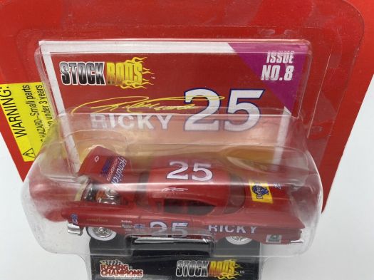 1997 Racing Champions Stock Rods 1957 Impala Red Ricky #23 Diecast 1:64 Scale - Image 4