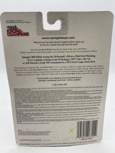 1997 Racing Champions Stock Rods 1957 Impala Red Ricky #23 Diecast 1:64 Scale - Image 5