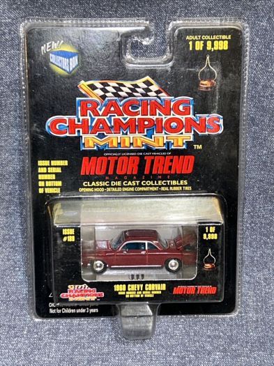 1998 Racing Champions Mint Motor Trend 1960 Chevy Corvair #189 Diecast 1:64 Scale - Image 3