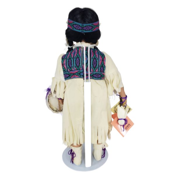 Vintage Kingstate The Dollcrafter Shining Star Porcelain 16" Native American Princess Doll - Image 3