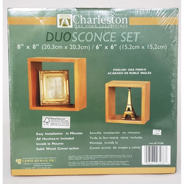 Lewis Hyman Inc Floating Box Shelves - Square Cube Wall Decor Hanging Shelves - Shelf for Living Room, Bedroom, Trophy Display, Photo Frames - Image 3