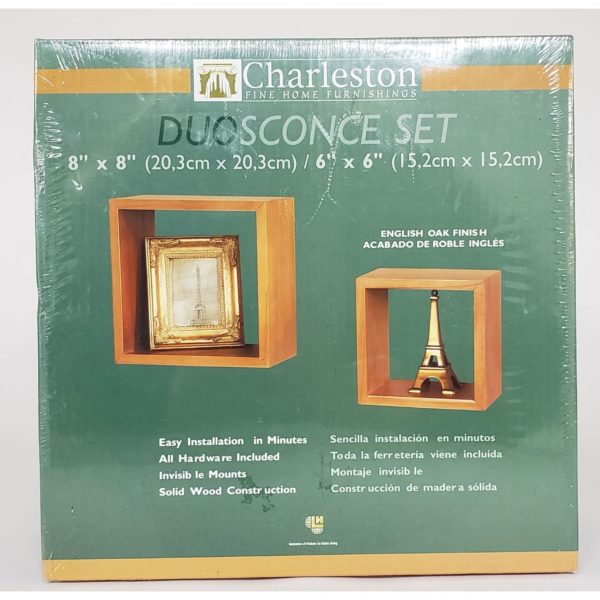 Lewis Hyman Inc Floating Box Shelves - Square Cube Wall Decor Hanging Shelves - Shelf for Living Room, Bedroom, Trophy Display, Photo Frames - Image 4