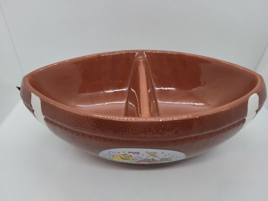 M&M's Football Snack Bowl Divided 10.5 Inch - Image 4