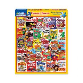 White Mountain Puzzles Cereal Boxes - 1000 Piece Jigsaw Puzzle