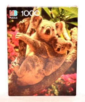 Vintage Milton Bradley Koala Bears 1000 Piece Jigsaw Puzzle
