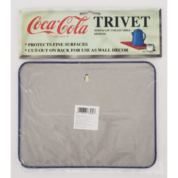 1994 Coca-Cola Nostalgic Collectible Design Metal Tin Trivet  8.5" x 6.5" - Image 3