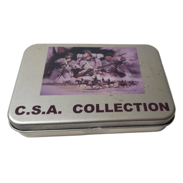 CSA Collection Confederate Soldier Fighter Plus Pocket Knife In Tin - Image 4