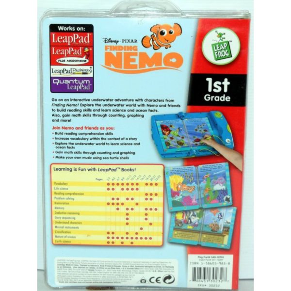 LeapFrog LeapPad Educational Book: Finding Nemo (Interactive Book & Cartridge) - Image 3