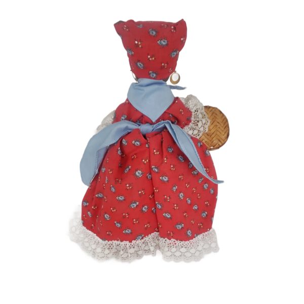 Vintage 1981 Gambina Doll "Odelia" Praline Lady 11" Creole Ethnic Hand Made New Orleans - Image 3