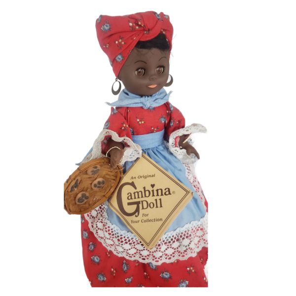 Vintage 1981 Gambina Doll "Odelia" Praline Lady 11" Creole Ethnic Hand Made New Orleans - Image 5