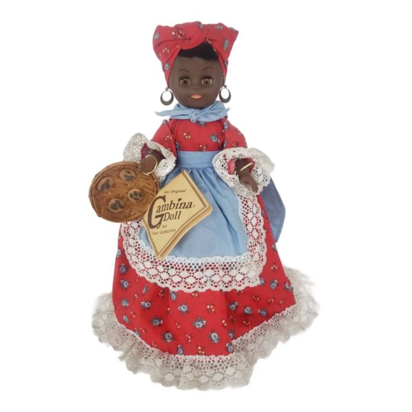 Vintage 1981 Gambina Doll "Odelia" Praline Lady 11" Creole Ethnic Hand Made New Orleans - Image 6