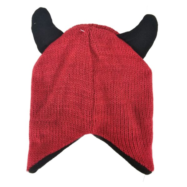 Red Devil Unisex Peruvian Hat Great for Halloween (One Size, Child) - Image 3