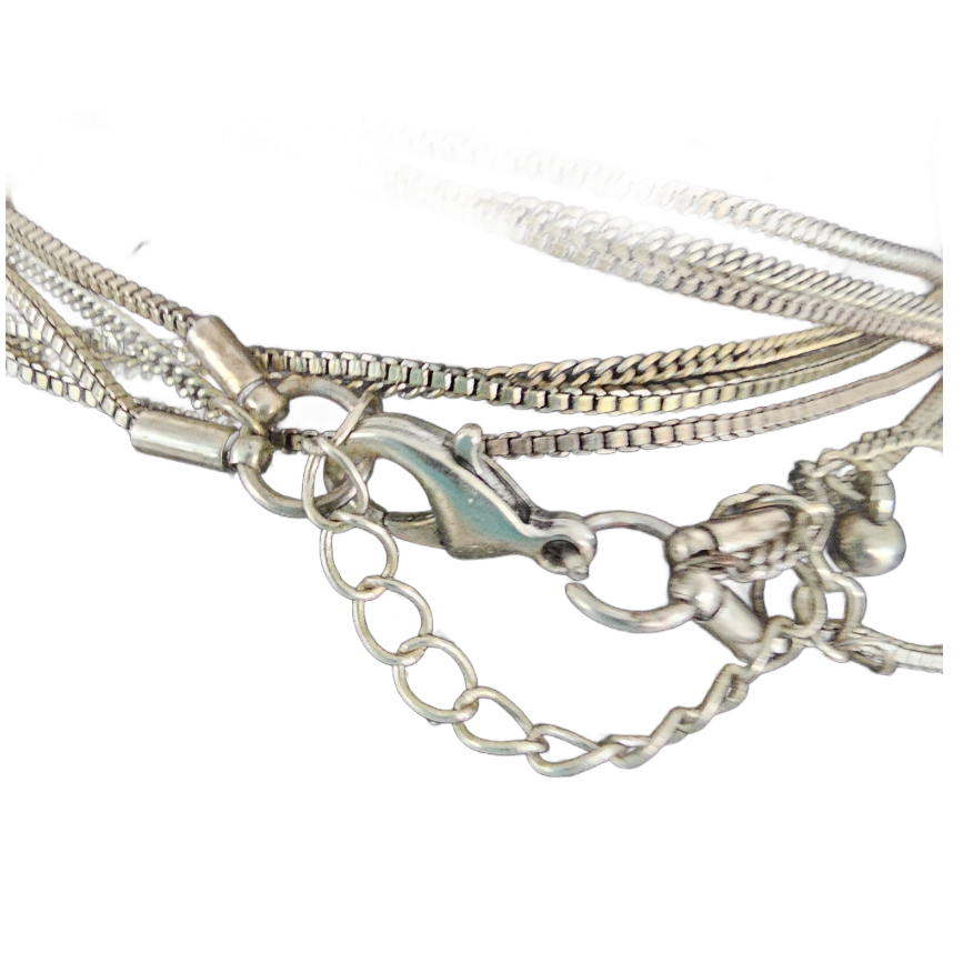 Vintage Indian Aztec Hieroglyphic Brass & Silver Tone Medallion Necklace 34 Inch - Image 5