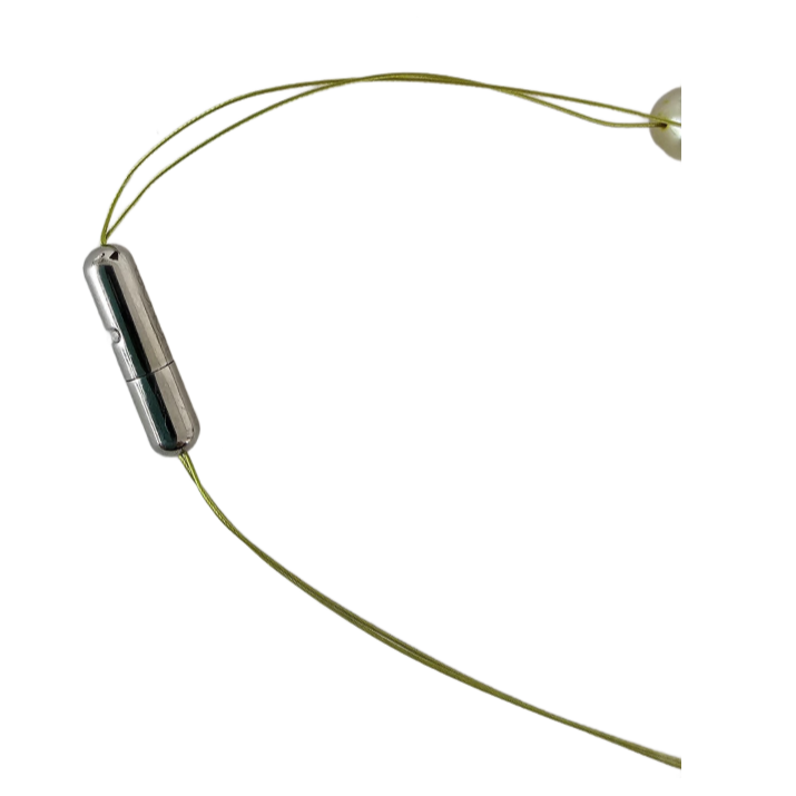 Honora Pearls Double Strand Floating Green Tinted Pearls Necklace Stainless Steel Clasp - Image 3